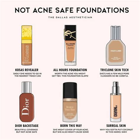 dior foundation acne safe